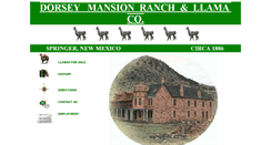 Desktop Screenshot of dorseymansion.com